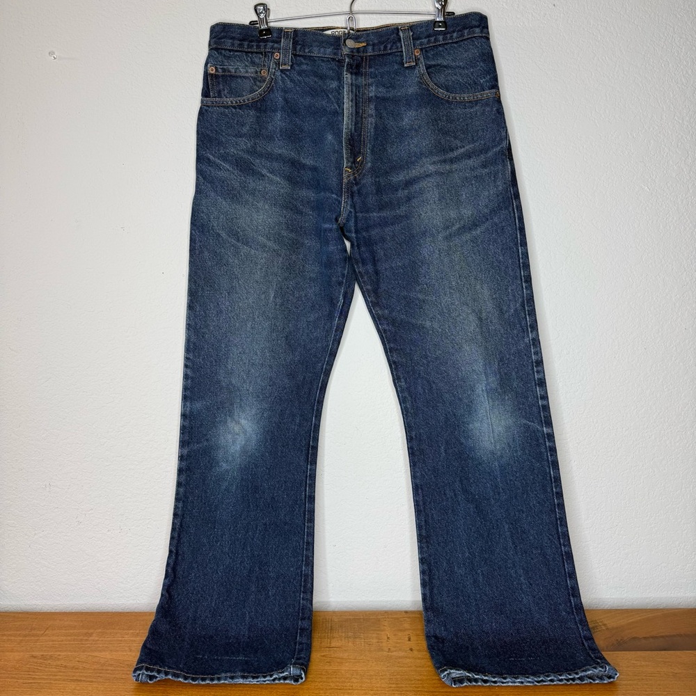 Levi’s Men’s 517 Boot Cut Jeans Blue 34x30 Made in Mexico 100% Cotton